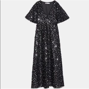Zara sequins dress